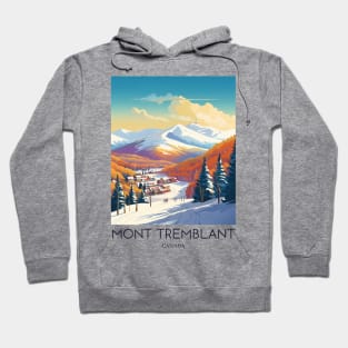 A Pop Art Travel Print of Mont Tremblant - Canada Hoodie